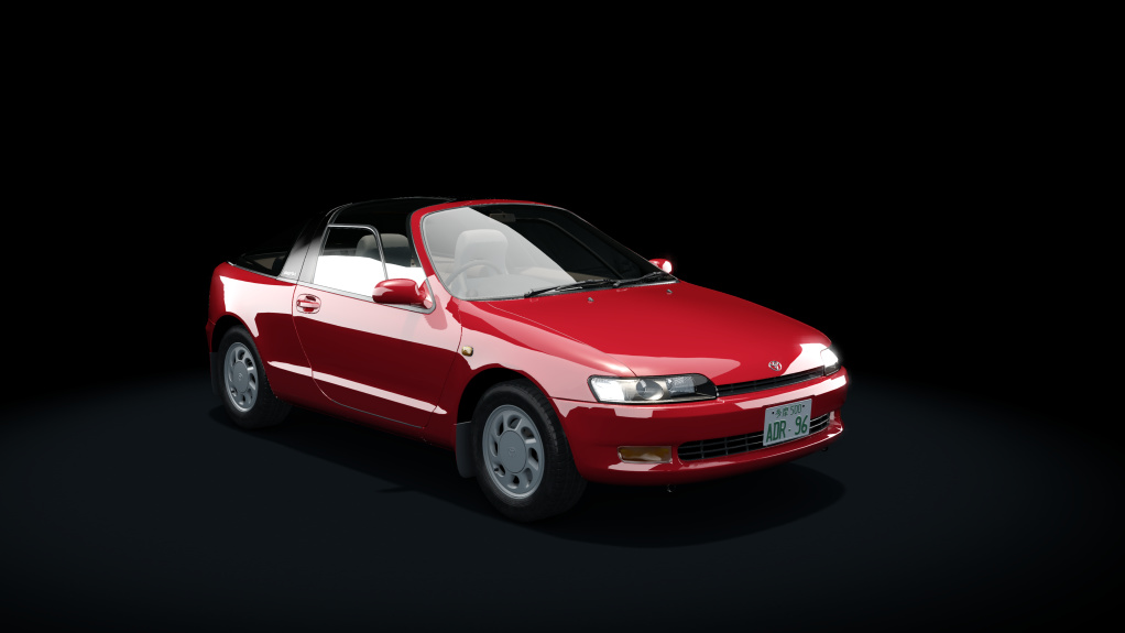 Toyota Sera, skin Poppy_Red