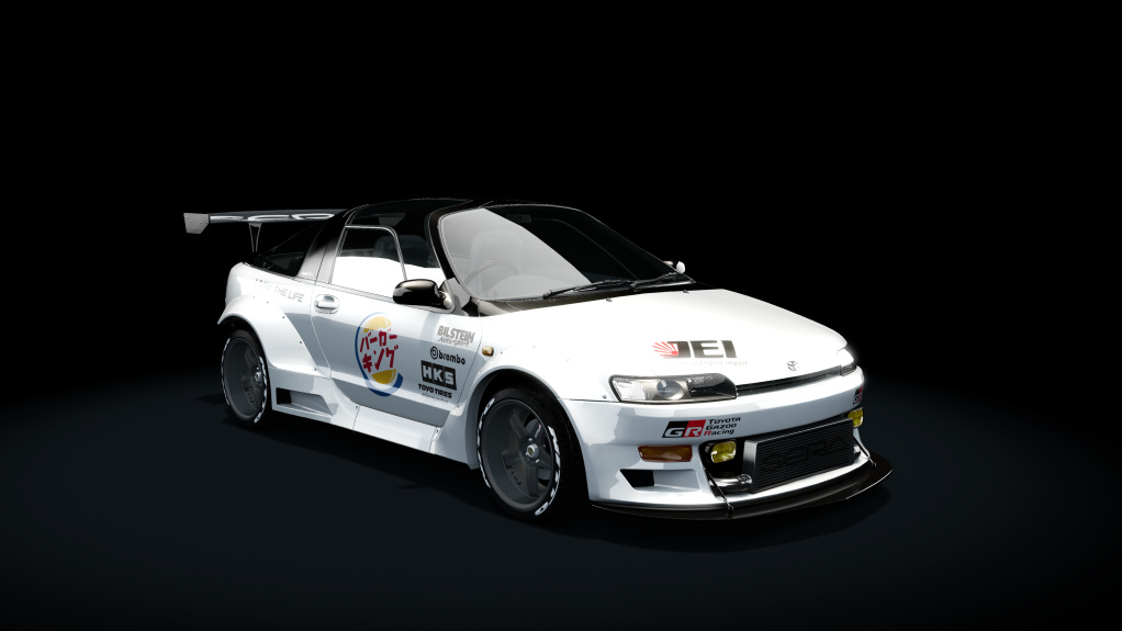 Toyota Sera GT, skin White_Black