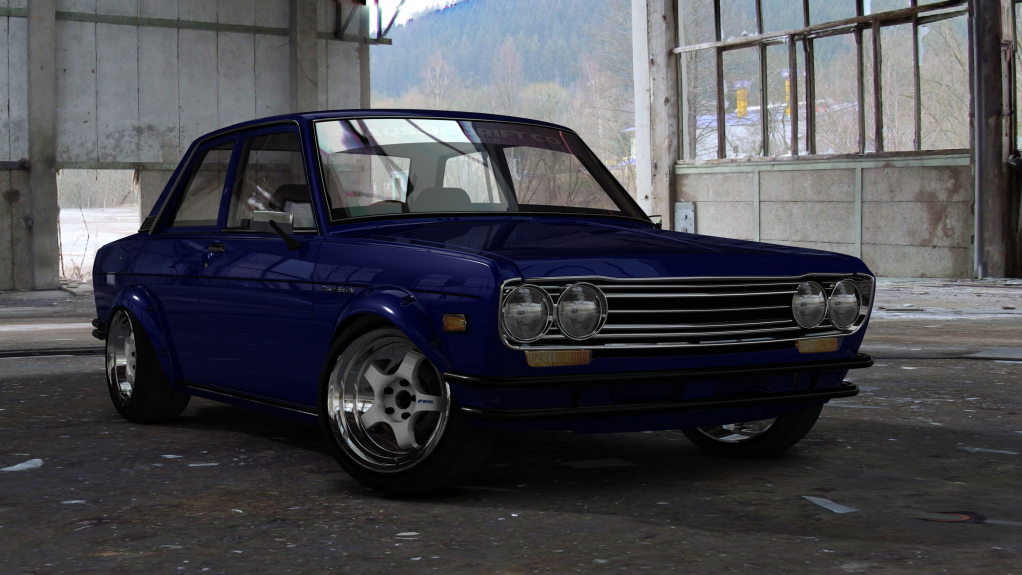 ADC Nissan Datsun 510  420, skin Dark Blue