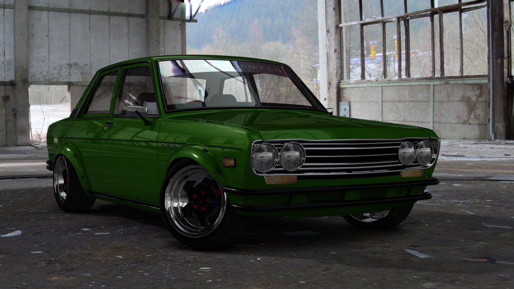 ADC Nissan Datsun 510  420, skin Green