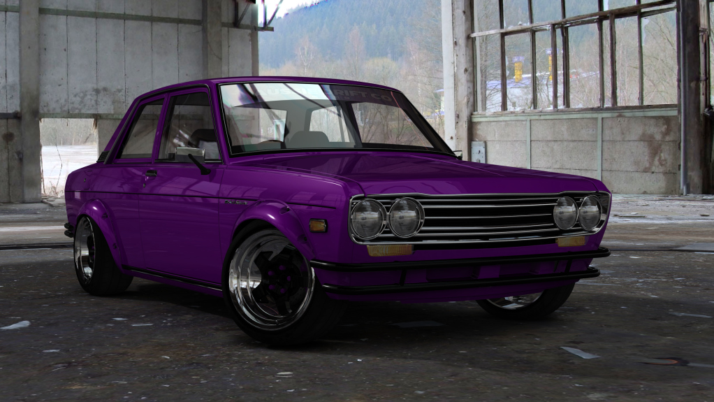 ADC Nissan Datsun 510  420, skin Hot Pink