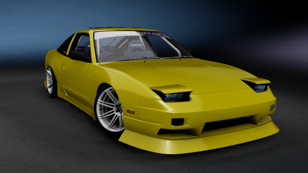 ADC Nissan 180SX  420, skin Yellow