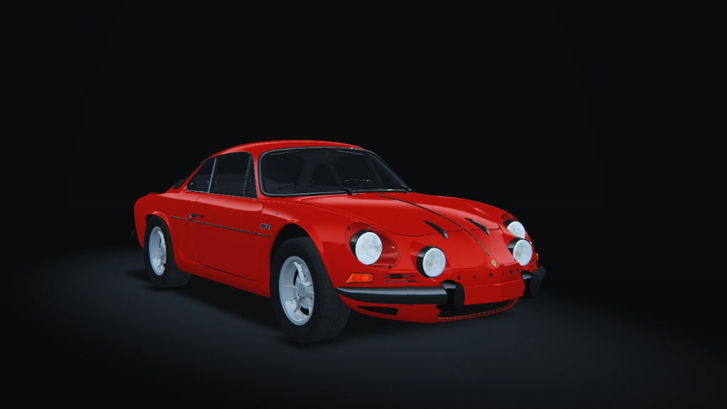 Alpine A110 1600S Drift Tune, skin Rossa