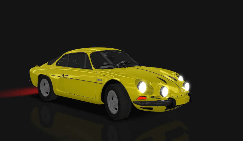 Alpine A110 1600S Drift Tune, skin Yellow