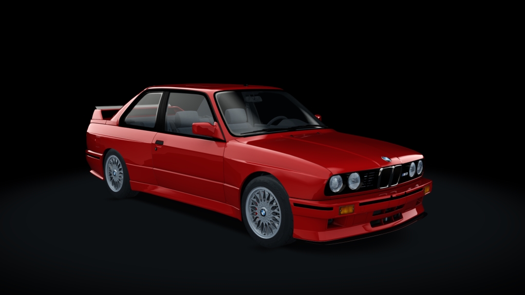 BMW M3 E30, skin Brilliant_red