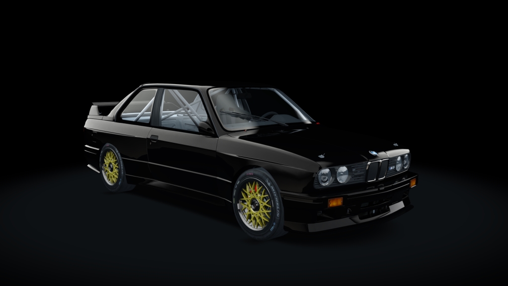 BMW M3 E30 Group A, skin diamond_black_metallic