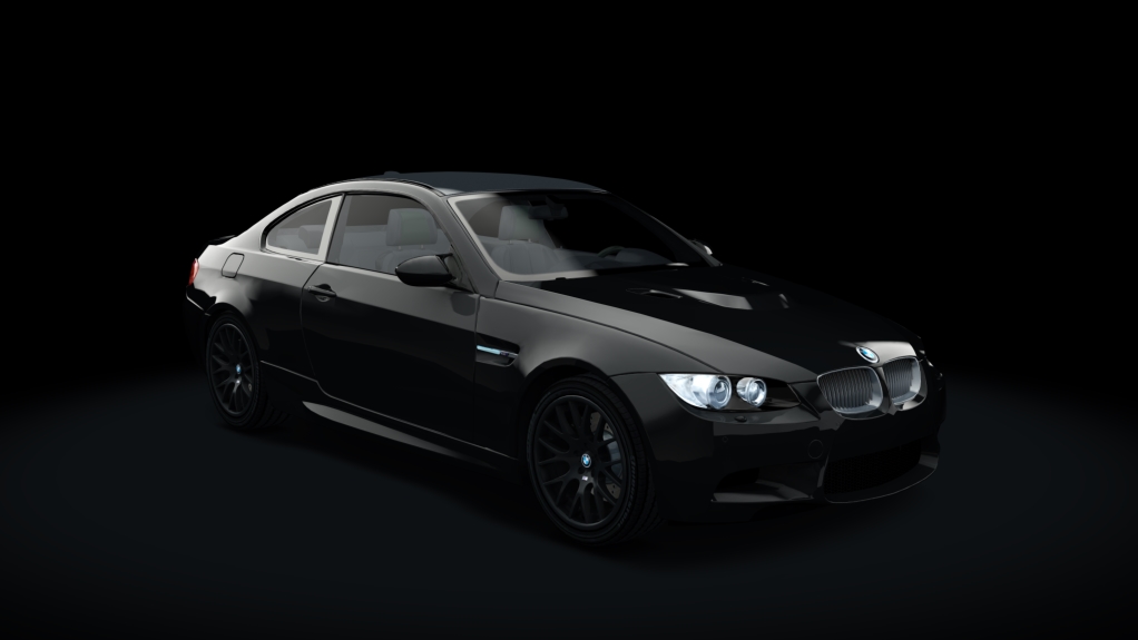 BMW M3 E92, skin Black_Sapphire_metallic