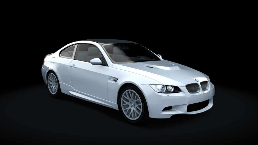 BMW M3 E92, skin Brilliant_White