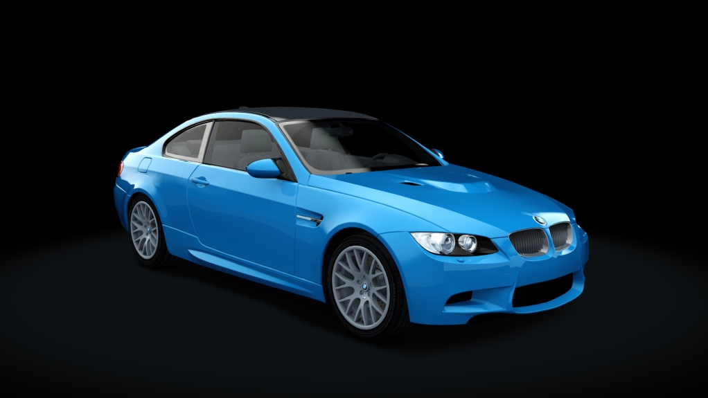 BMW M3 E92, skin Laguna_Seca_Blue