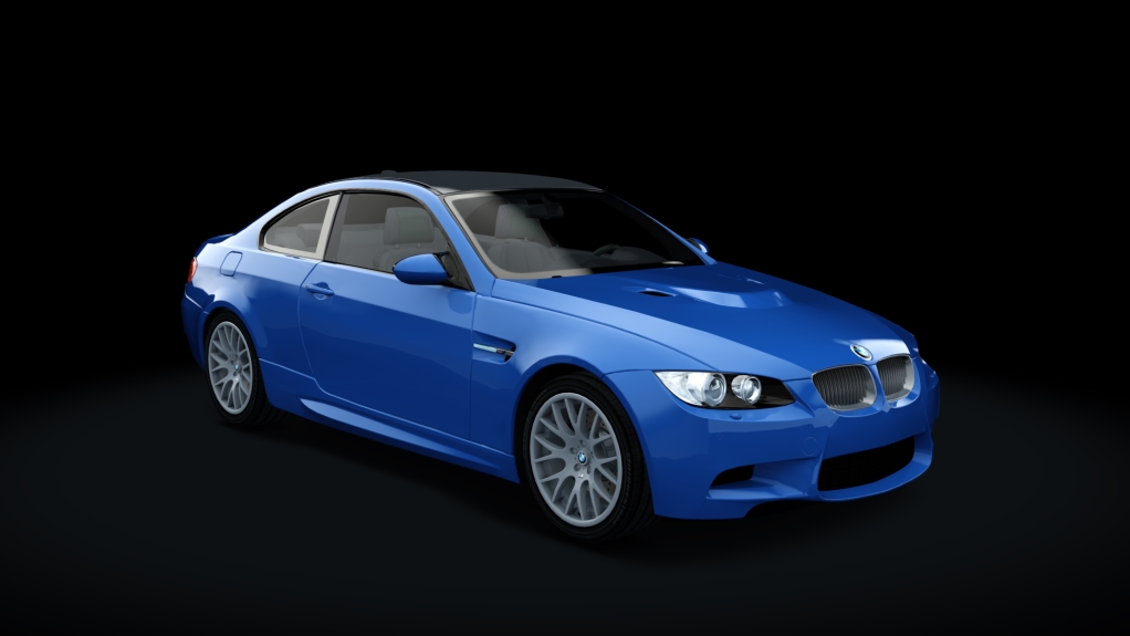 BMW M3 E92, skin Santorini_Blue