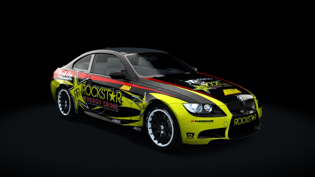 BMW M3 E92 drift, skin Rockstar