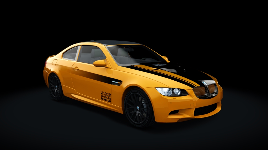 BMW M3 E92 Step1, skin Orange