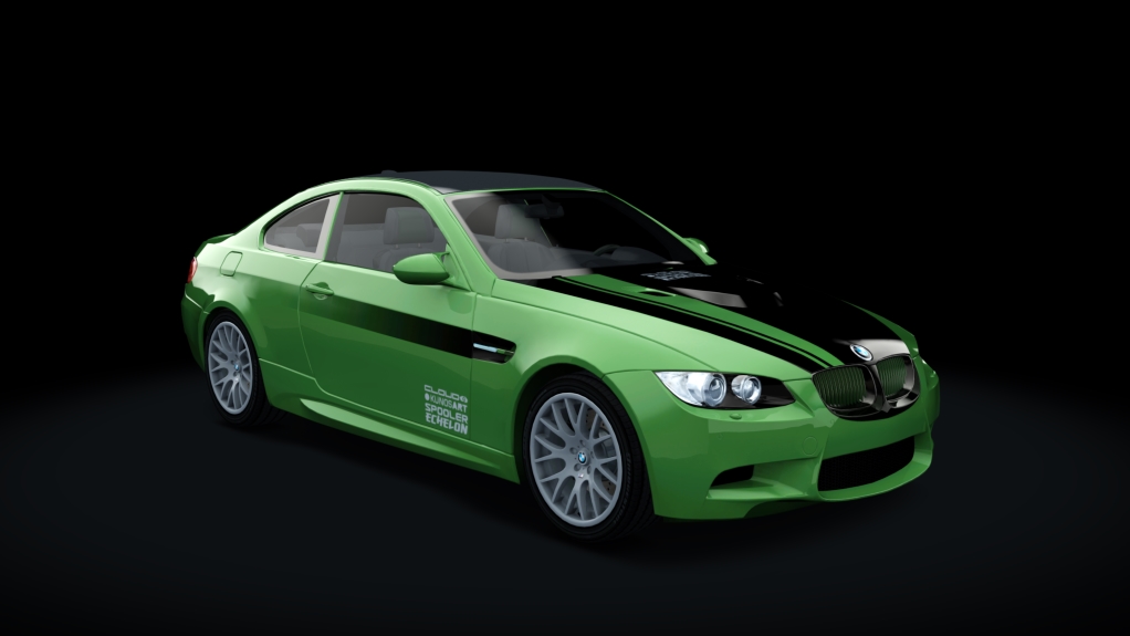 BMW M3 E92 Step1, skin Power_Green