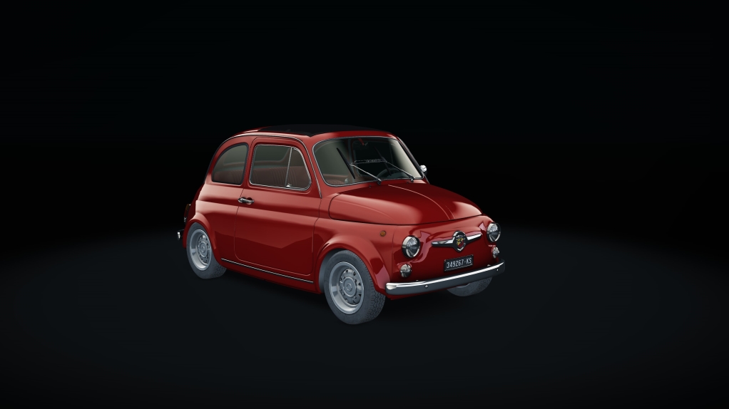 Abarth 595 SS, skin rosso_medio