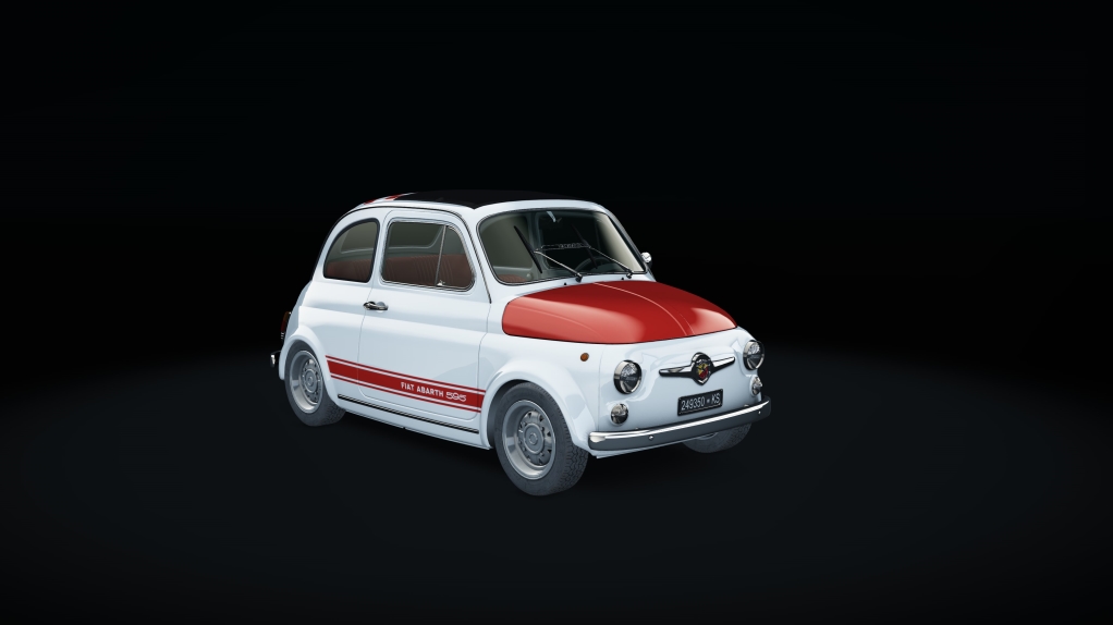 Abarth 595 SS Step 1, skin checkered