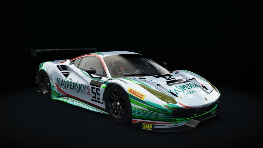 Ferrari 488 GT3, skin 0_kaspersky_55