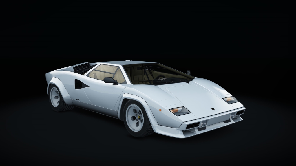 Lamborghini Countach S1, skin bianco_polo_park