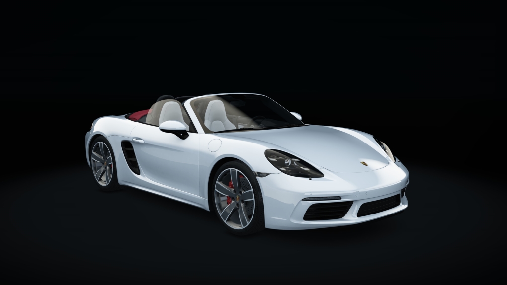 Porsche 718 Boxster S, skin 07_carrara_white_metallic