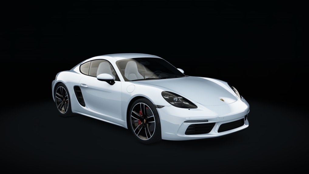 Porsche 718 Cayman S, skin 07_carrara_white_metallic