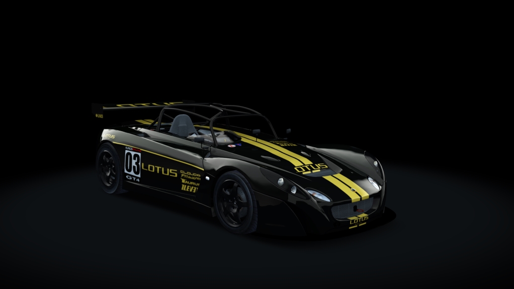 Lotus 2-Eleven GT4, skin Lotus_Black_03