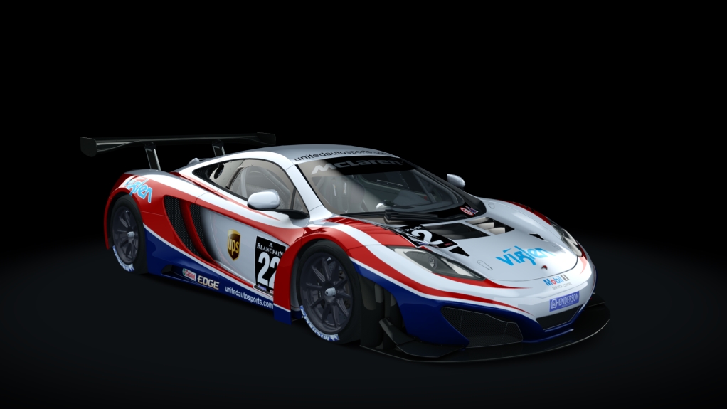 McLaren MP4-12C GT3, skin 2012-United_Autosports