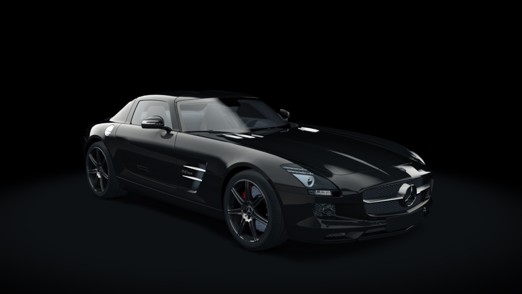 Mercedes SLS AMG, skin Nero_Ossidiana