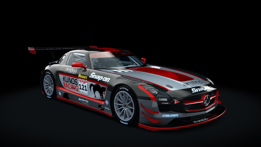 Mercedes SLS AMG GT3, skin kunos_zp_121