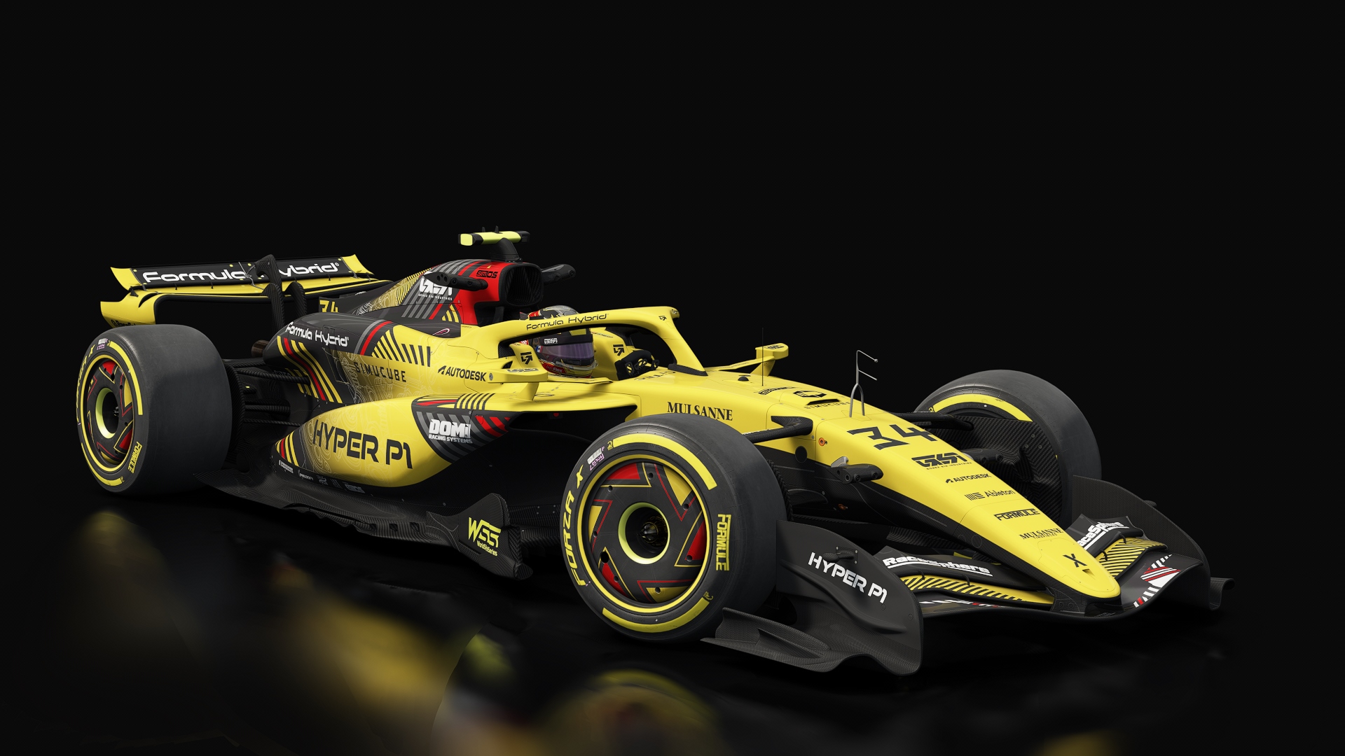 Formula Hybrid® V12-R, skin 02_gsi_yellow_v12r_34