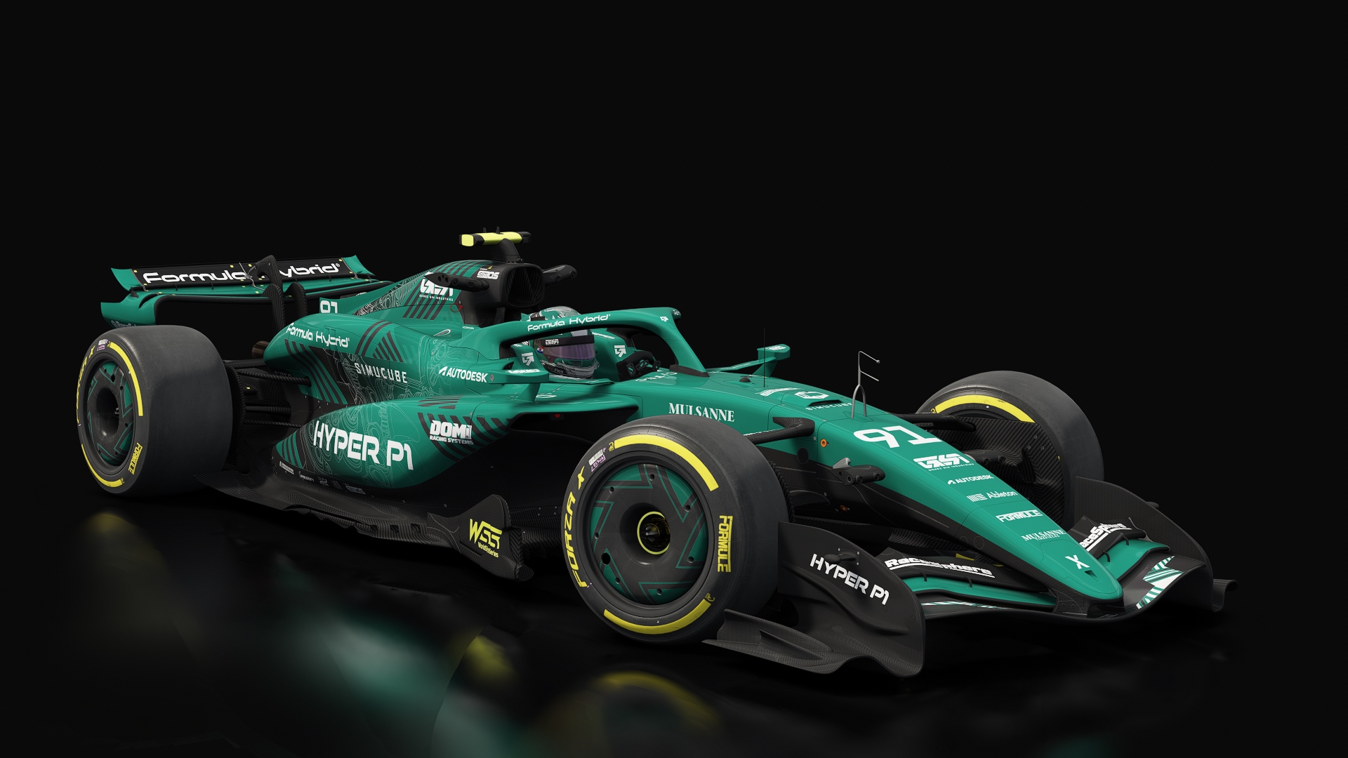 Formula Hybrid® V12-R, skin 04_gsi_green_v12r_91